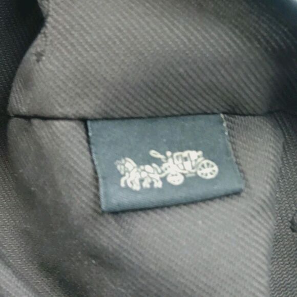 Coach Eddie Shoulder Bag 42 Buffalo Embossed Leather & Suede Brown Style #20334 - Picture 11 of 13